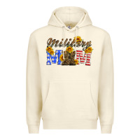 Sandshell military mom with soldier boots Premium Hoodie - Artiststas