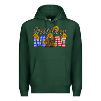 Sports Green military mom with soldier boots Premium Hoodie - Artiststas