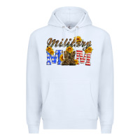 White military mom with soldier boots Premium Hoodie - Artiststas