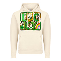 Vintage Artic lucky horseshoe st patricks day leopard frame Vintage Hoodie - LillyAllenDesigns