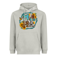 Moon Dust sunflowers hexagon frame mama Heavyweight Hoodie - Jasminsmagicworld