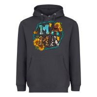Smoke sunflowers hexagon frame mama Heavyweight Hoodie - Jasminsmagicworld