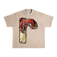 French Oak farm life alphabet lowercase letters r Urban Heavy Tee - BundleAndBundleShop