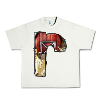 Farm Life Alphabet Lowercase Letters R Urban Heavy Tee | Teevron