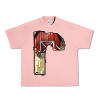 Salmon farm life alphabet lowercase letters r Urban Heavy Tee - BundleAndBundleShop