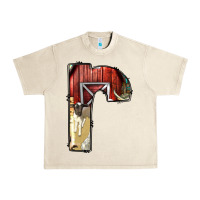 Sandshell farm life alphabet lowercase letters r Urban Heavy Tee - BundleAndBundleShop