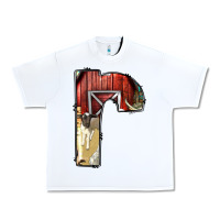 White farm life alphabet lowercase letters r Urban Heavy Tee - BundleAndBundleShop