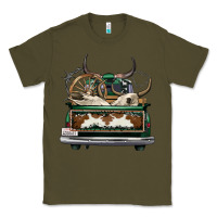 Army Green cowhide and hunter truck olivia Classic Tee - OliviaCreatesArt
