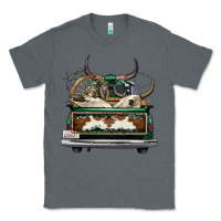 Charcoal Heather cowhide and hunter truck olivia Classic Tee - OliviaCreatesArt