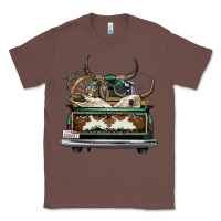 Chestnut cowhide and hunter truck olivia Classic Tee - OliviaCreatesArt