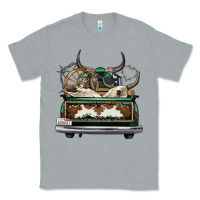 Heather Grey cowhide and hunter truck olivia Classic Tee - OliviaCreatesArt
