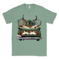 Cowhide And Hunter Truck Olivia Classic Tee | Teevron