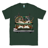 Sports Green cowhide and hunter truck olivia Classic Tee - OliviaCreatesArt