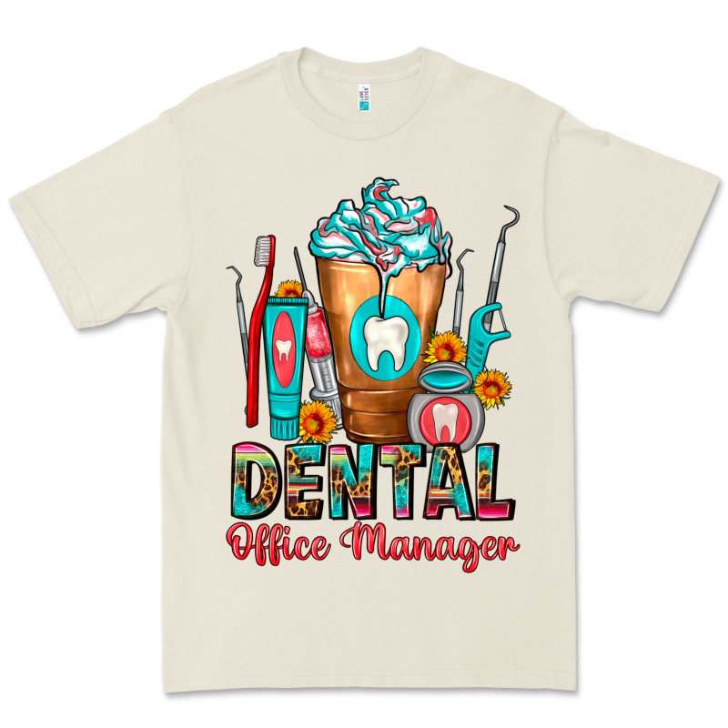 Dental Office Manager Cold Drink Frappe Premium Tee by FaDigitalArtStudio | Teevron