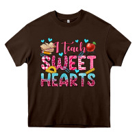 I Teach Sweet Hearts Olivia Heavy Core Tee | Teevron