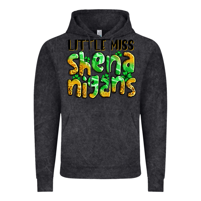 Little Miss Shenanigans St. Patrick's Vintage Hoodie by LillyAllenDesigns | Teevron