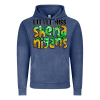 Vintage Denim little miss shenanigans St. Patrick's Vintage Hoodie - LillyAllenDesigns