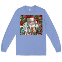 Colony Blue Believe Long Sleeve Tee - CowhideDigitalArt