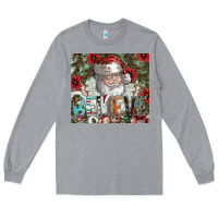Heather Grey Believe Long Sleeve Tee - CowhideDigitalArt