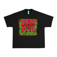Black summer vibes watermelon leopard background Urban Heavy Tee - Jasminsmagicworld
