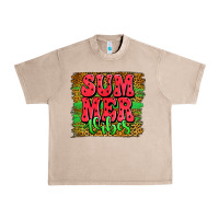 French Oak summer vibes watermelon leopard background Urban Heavy Tee - Jasminsmagicworld
