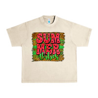 Sandshell summer vibes watermelon leopard background Urban Heavy Tee - Jasminsmagicworld