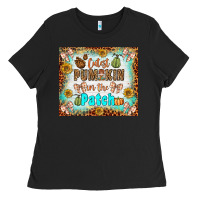 Black cutest pumpkin in the patch Ladies Tee - BundleAndBundleShop
