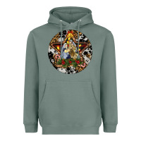 Sage Oh Holy Night Christmas Heavyweight Hoodie - RanaPortraitStore