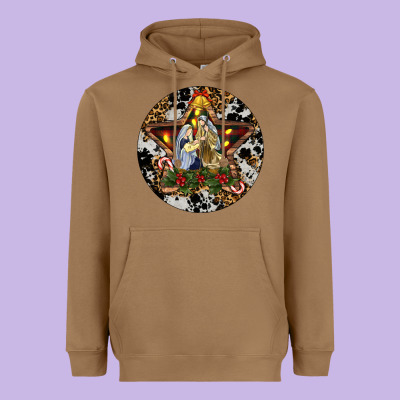 Oh Holy Night Christmas Heavyweight Hoodie Designed By Ranaportraitstore