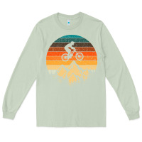 Matcha mountainbike downhill retro vintage gift   mountain bike Long Sleeve Tee - DesigneFamous
