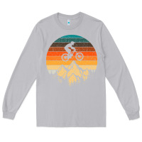 Moon Dust mountainbike downhill retro vintage gift   mountain bike Long Sleeve Tee - DesigneFamous