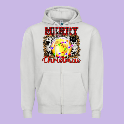 Ornament Merry Christmas Zipper Hoodie Designed By Ranaportraitstore