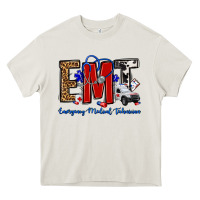 Cream emt emergency medical technician Heavy Core Tee - OliviaCreatesArt