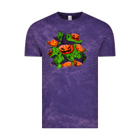 Cloud Purple halloween pumpkin patch Vintage Tee - BundleAndBundleShop