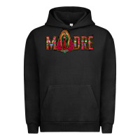 Pigment Black madre floral aztec leopard Urban Hoodie - Jasminsmagicworld