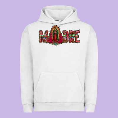 Madre Floral Aztec Leopard Urban Hoodie Designed By Jasminsmagicworld