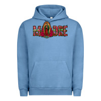 Pigment Pebble Blue madre floral aztec leopard Urban Hoodie - Jasminsmagicworld