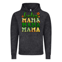 Vintage Black lucky mama mama mama  St. Patrick's Vintage Hoodie - LillyAllenDesigns