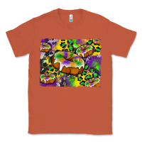 Copper mardi gras cake glitterleopard and cowhide background Classic Tee - Artiststas