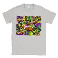 Moon Dust mardi gras cake glitterleopard and cowhide background Classic Tee - Artiststas
