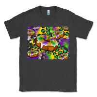 Smoke mardi gras cake glitterleopard and cowhide background Classic Tee - Artiststas
