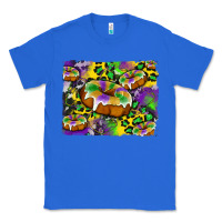 True Royal mardi gras cake glitterleopard and cowhide background Classic Tee - Artiststas