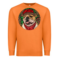Carrot Christmas English Bulldog Premium Sweatshirt - RanaPortraitStore
