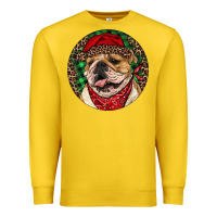 Lemon Christmas English Bulldog Premium Sweatshirt - RanaPortraitStore