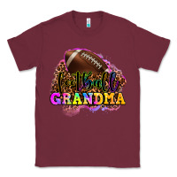 Burgundy football grandma Classic Tee - OliviaCreatesArt