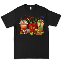 Black Mexico Coffee Cups Premium Tee - FaDigitalArtStudio