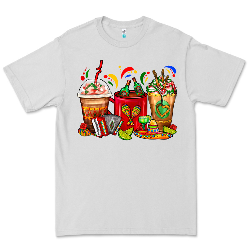 Mexico Coffee Cups Premium Tee by FaDigitalArtStudio | Teevron