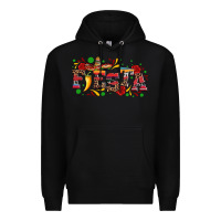 Black fieasta with sombrero rose and pepper Premium Hoodie - Artiststas