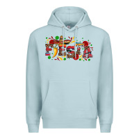 Blue Mist fieasta with sombrero rose and pepper Premium Hoodie - Artiststas