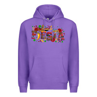 Purple fieasta with sombrero rose and pepper Premium Hoodie - Artiststas
